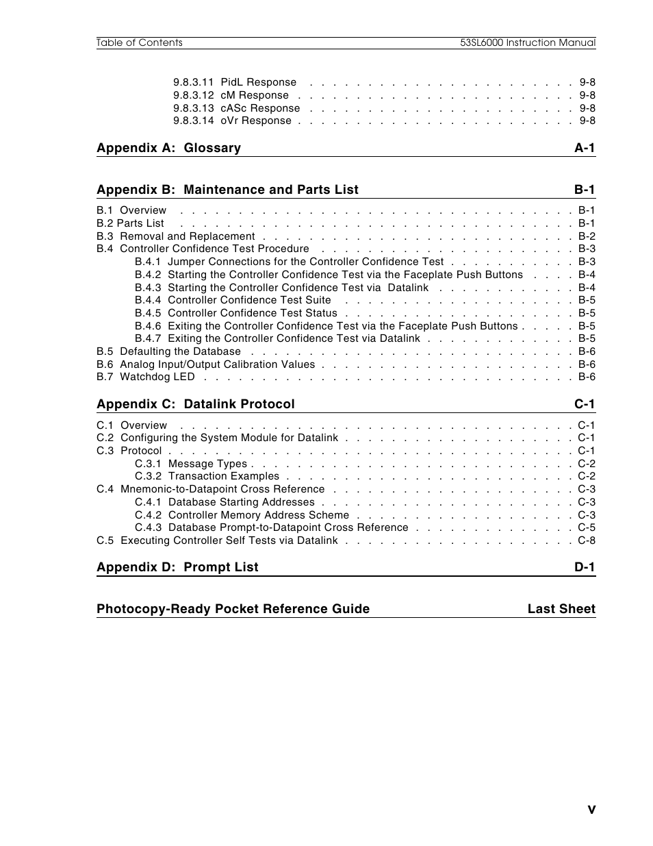 Micromod Micro-DCI: 53SL6000 Single Loop Controller User Manual | Page 7 / 138
