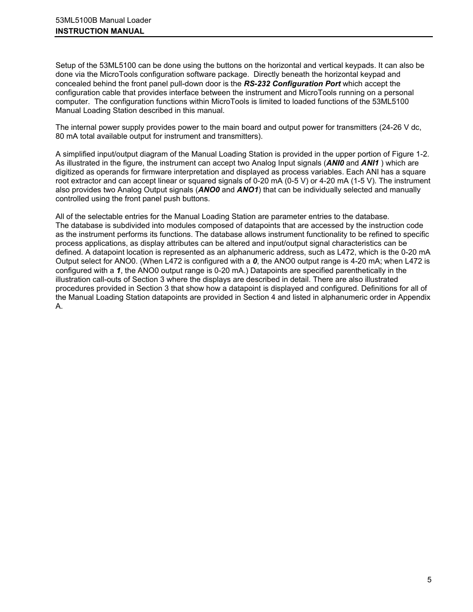 Micromod Micro-DCI: 53ML5100 Manual Loader User Manual | Page 9 / 49