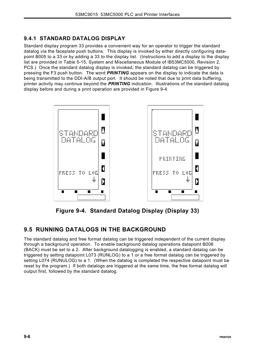 Micromod Micro-DCI: 53MC5000 PLC AND PRINTER INTERFACES User Manual | Page 106 / 124