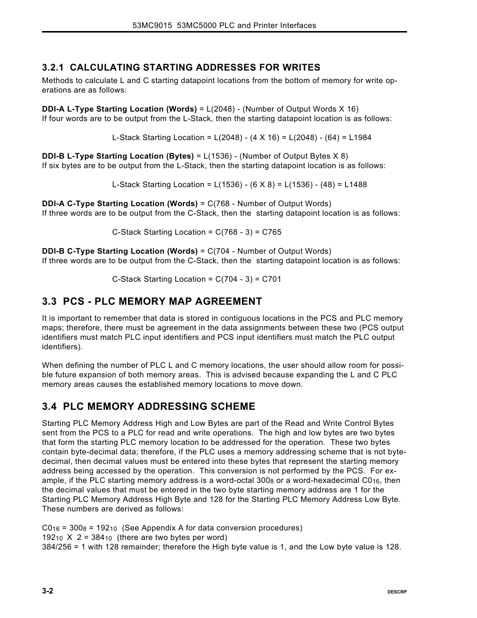 Micromod Micro-DCI: 53MC5000 PLC AND PRINTER INTERFACES User Manual | Page 26 / 124