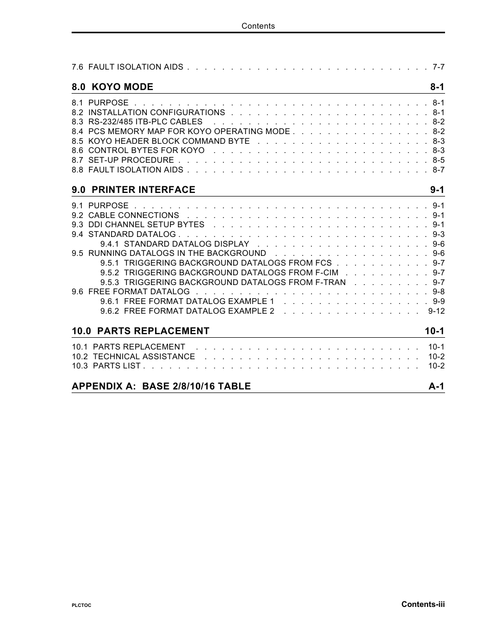 Micromod Micro-DCI: 53MC5000 PLC AND PRINTER INTERFACES User Manual | Page 5 / 124