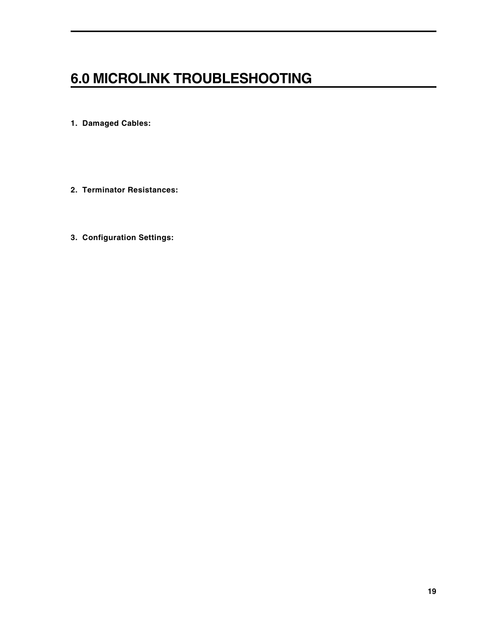 0 microlink troubleshooting | Micromod Micro-DCI: 53MC5000 MicroLink User Manual | Page 20 / 33