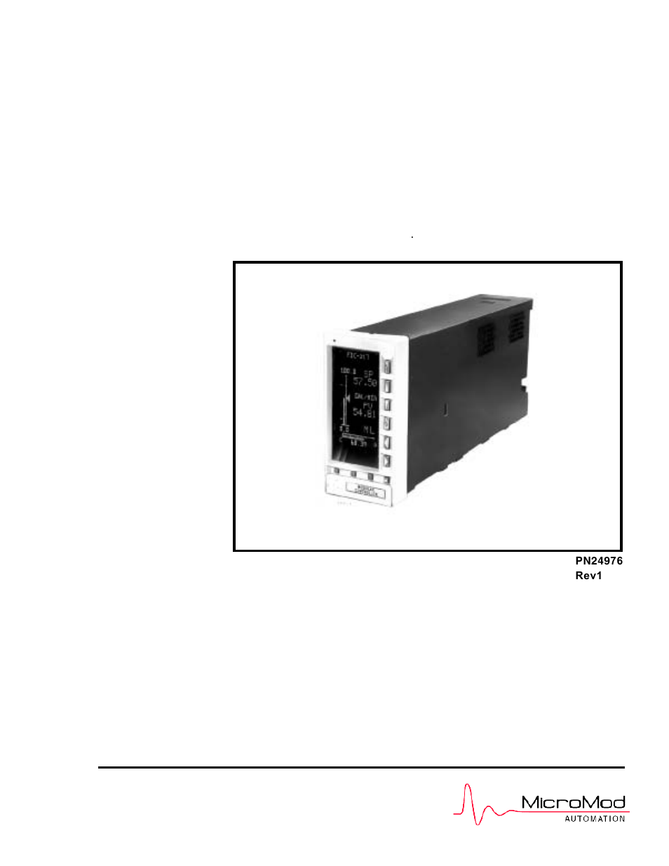 Micromod Micro-DCI: 53MC5000 Multi-Loop Process Controller Installation User Manual | 99 pages
