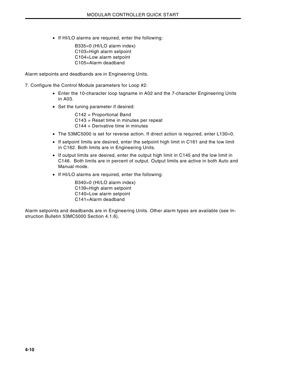 Micromod Micro-DCI: 53MC5000 Multi-Loop Process Controller Installation User Manual | Page 80 / 99