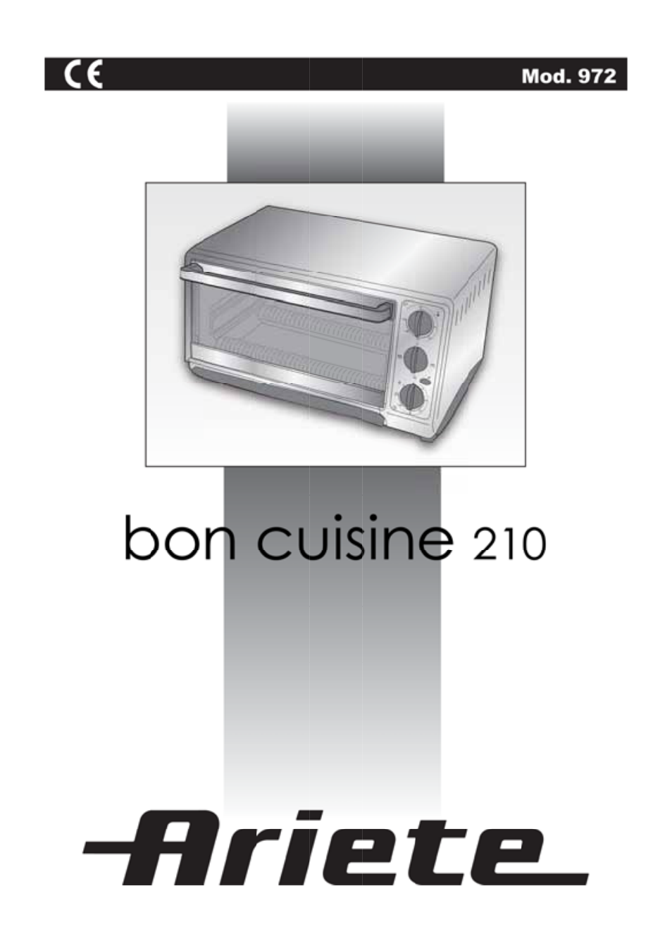 ARIETE Bon Cuisine 210 User Manual | 46 pages