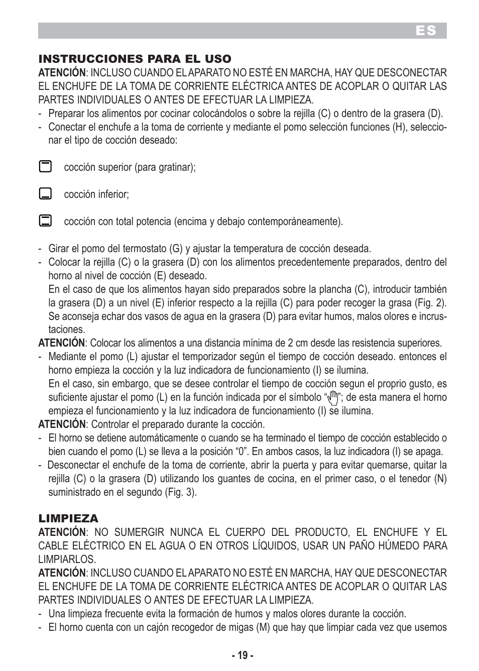 ARIETE Bon Cuisine 210 User Manual | Page 21 / 46