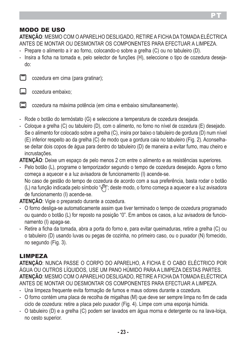 ARIETE Bon Cuisine 210 User Manual | Page 25 / 46