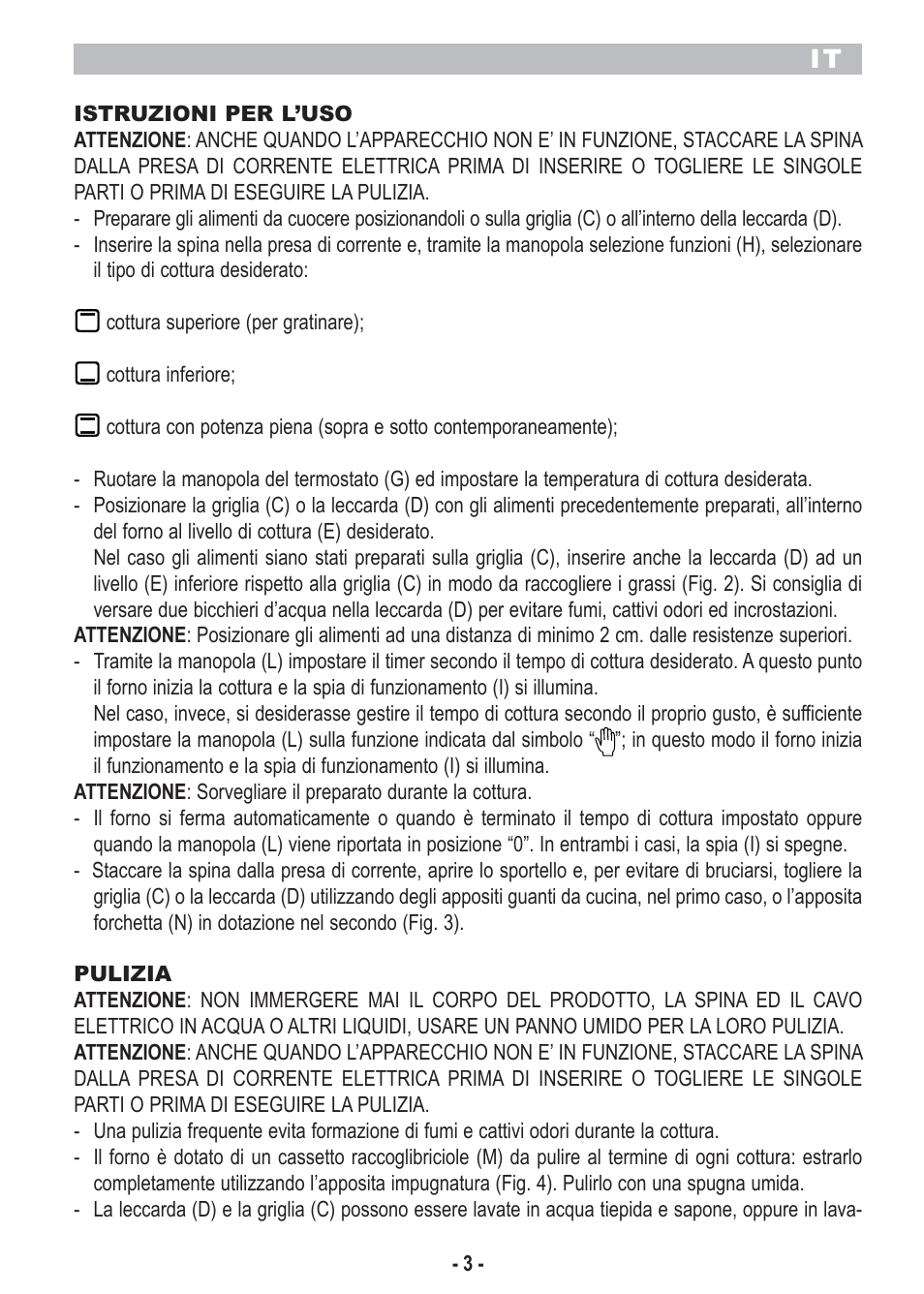 ARIETE Bon Cuisine 210 User Manual | Page 5 / 46