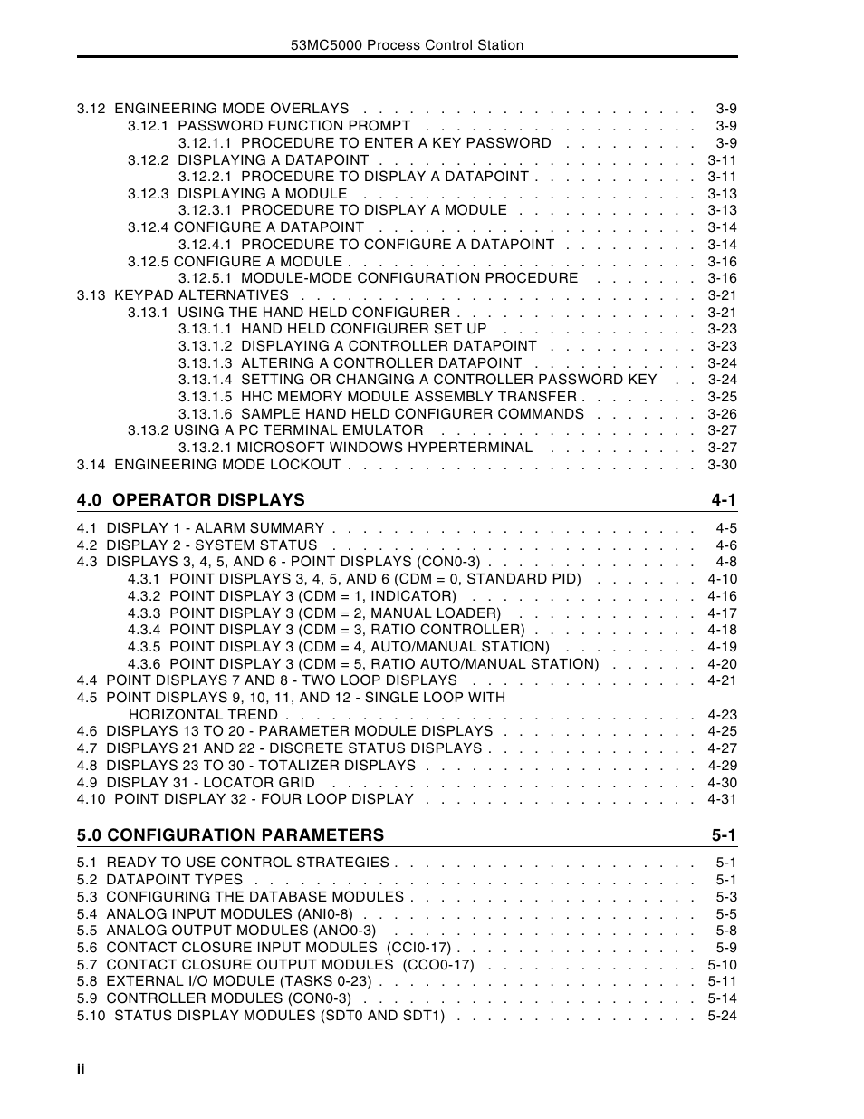 Micromod Micro-DCI: 53MC5000 Multi-Loop Process Controller Instruction Manual User Manual | Page 4 / 406