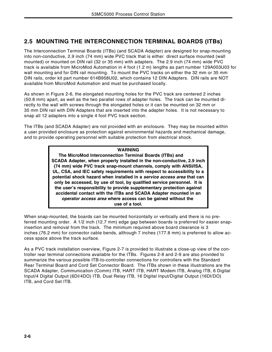 Micromod Micro-DCI: 53MC5000 Multi-Loop Process Controller Instruction Manual User Manual | Page 45 / 406