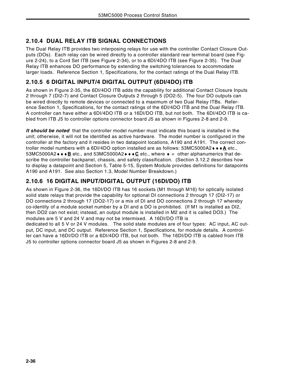 Micromod Micro-DCI: 53MC5000 Multi-Loop Process Controller Instruction Manual User Manual | Page 75 / 406