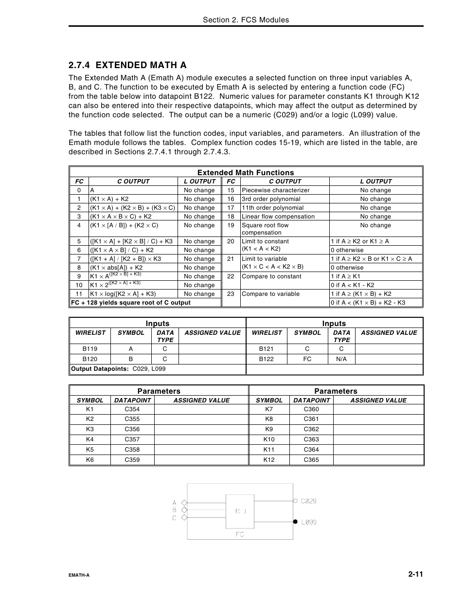 4 extended math a | Micromod Micro-DCI: 53MC5000 Multi-Loop Process Controller FLEXIBLE CONTROL STRATEGIES User Manual | Page 18 / 201
