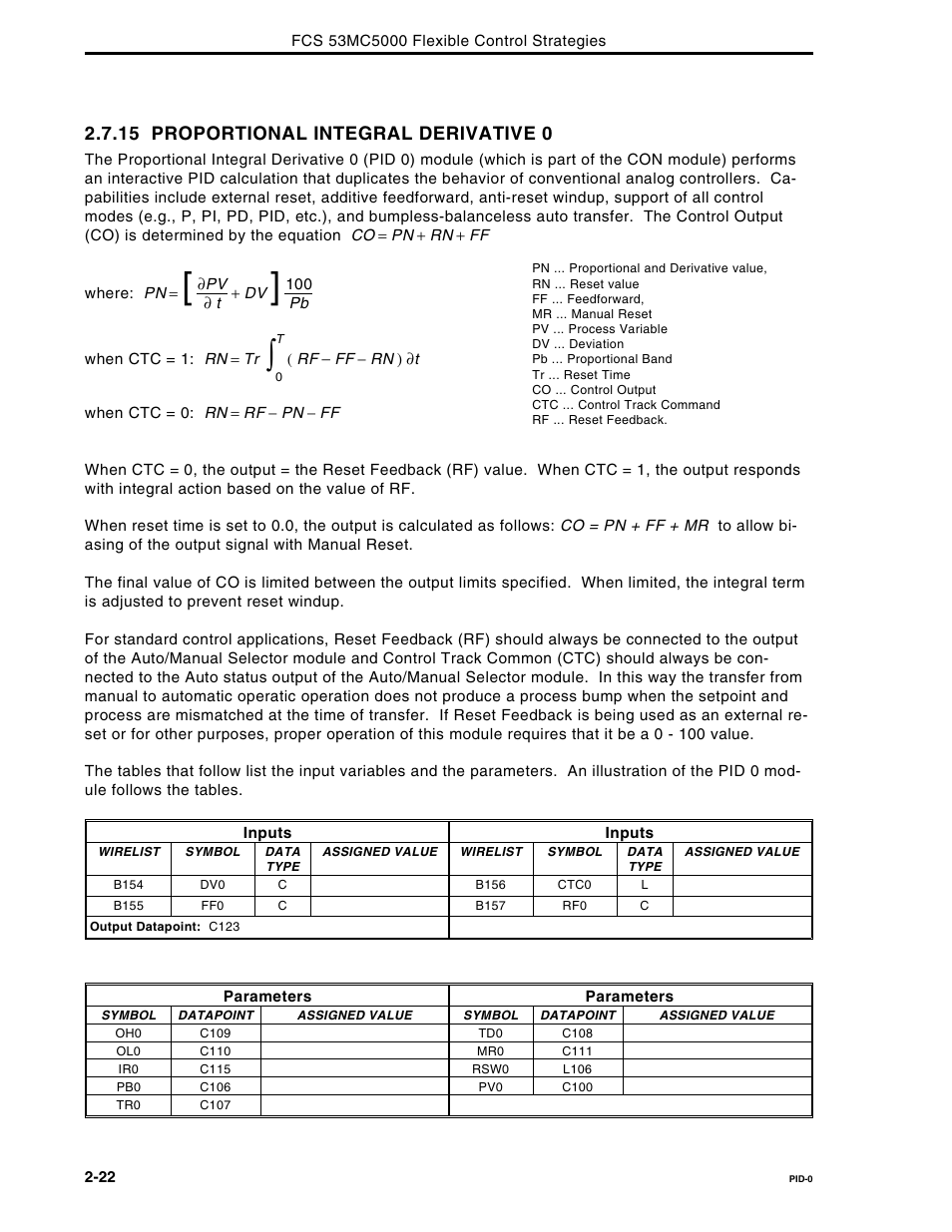 15 proportional integral derivative 0 | Micromod Micro-DCI: 53MC5000 Multi-Loop Process Controller FLEXIBLE CONTROL STRATEGIES User Manual | Page 29 / 201