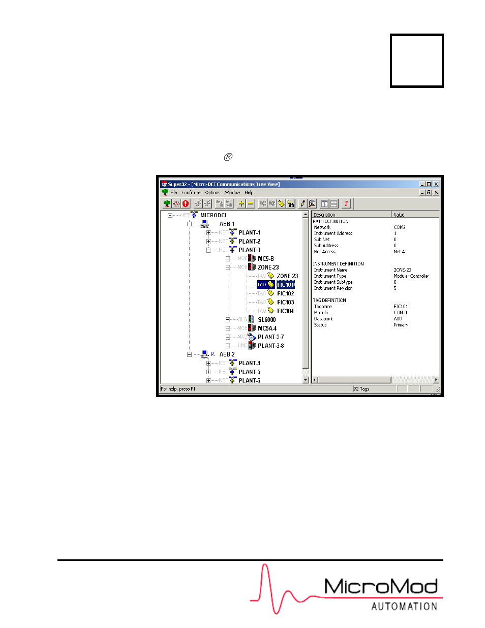 Micromod Micro-DCI: 53SU6000 COMMUNICATIONS SERVICES User Manual | 44 pages