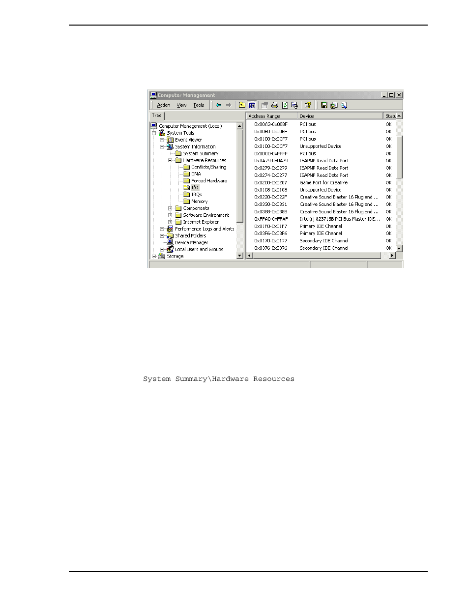 2 windows xp professional, Figure 3-4. computer management window | Micromod Micro-DCI: 53SU6000 COMMUNICATIONS SERVICES User Manual | Page 17 / 44