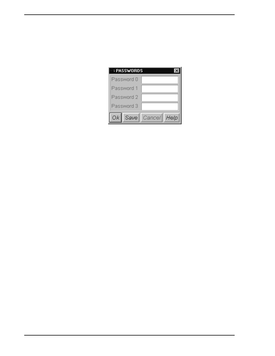 17 passwords menu, Figure 7-35. passwords configuration window | Micromod Micro-DCI: 53MT6000 Micro-Tools User Manual | Page 120 / 144