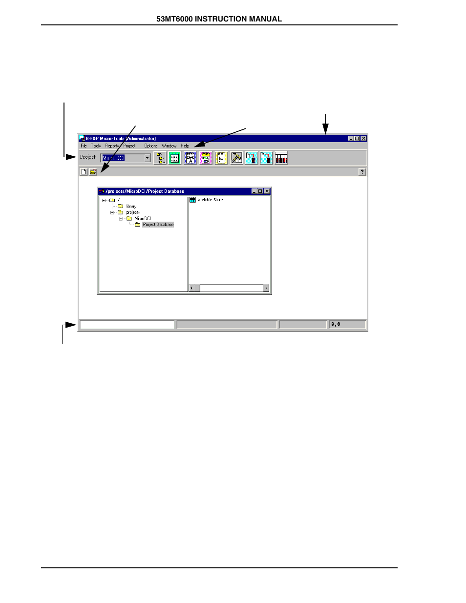 Figure 5-1. micro-tools window, Figure 5-1 | Micromod Micro-DCI: 53MT6000 Micro-Tools User Manual | Page 38 / 144