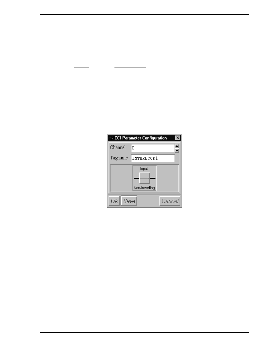 3 cci menu, Figure 7-6. cci parameter window | Micromod Micro-DCI: 53MT6000 Micro-Tools User Manual | Page 63 / 144