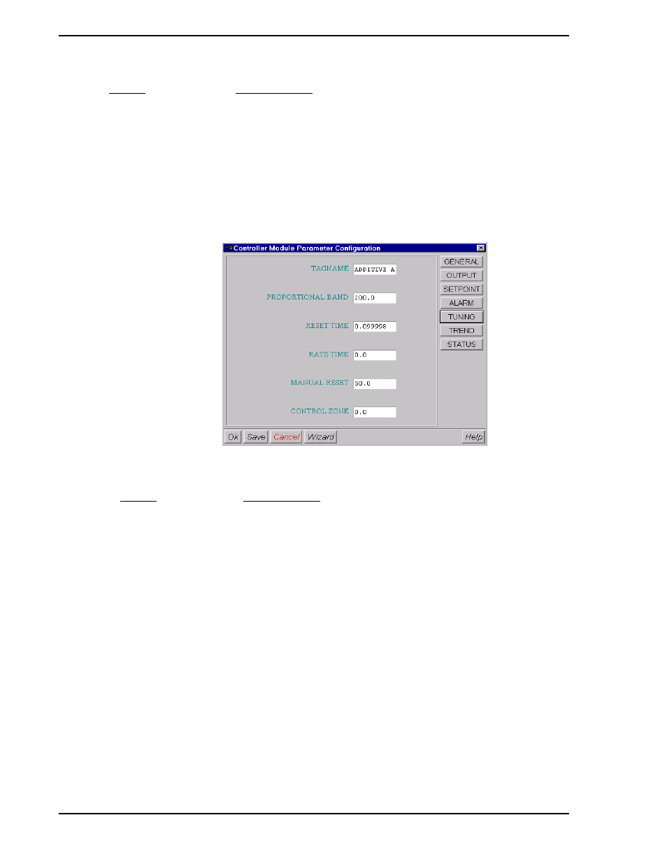 5 tuning configurable parameters, Figure 7-14. tuning parameter configuration | Micromod Micro-DCI: 53MT6000 Micro-Tools User Manual | Page 76 / 144