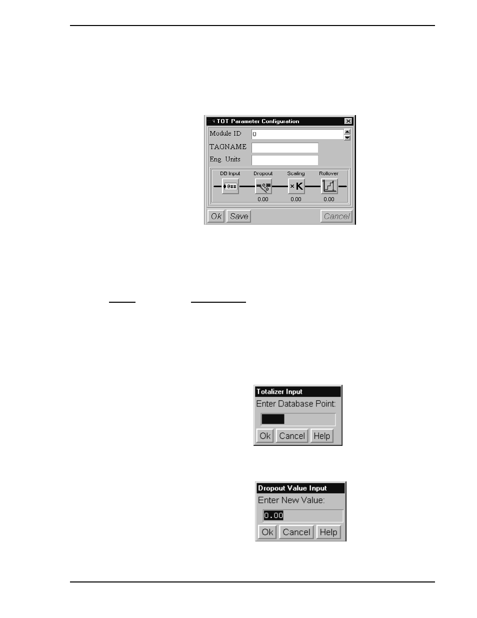 10 totalizer menu, Figure 7-19. totalizer configuration window | Micromod Micro-DCI: 53MT6000 Micro-Tools User Manual | Page 83 / 144