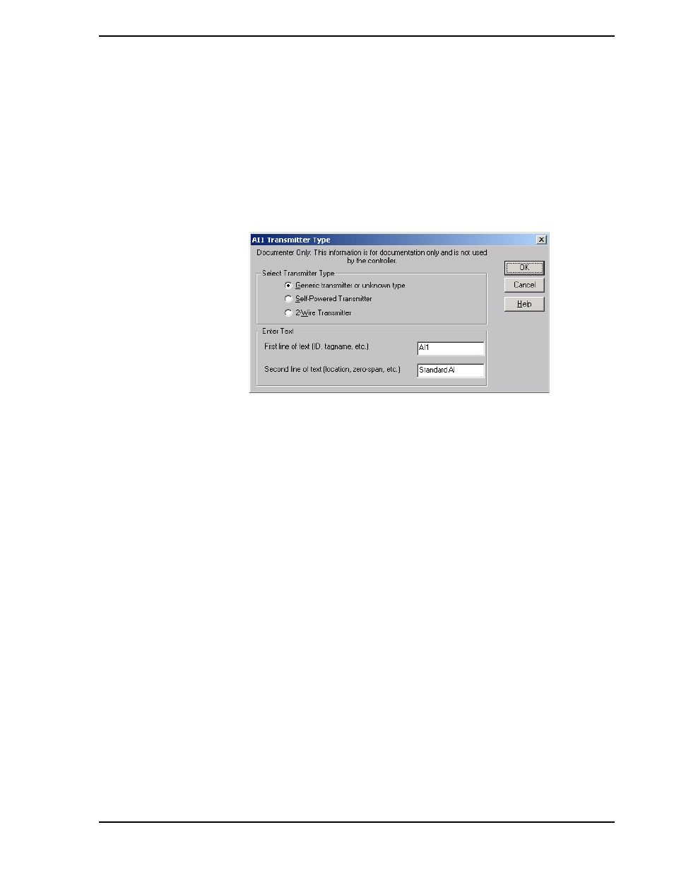 3 adding documenter information | Micromod Micro-DCI: 53HC2600 LoopMaster SL6000 CONFIGURATION TOOLKIT User Manual | Page 29 / 94