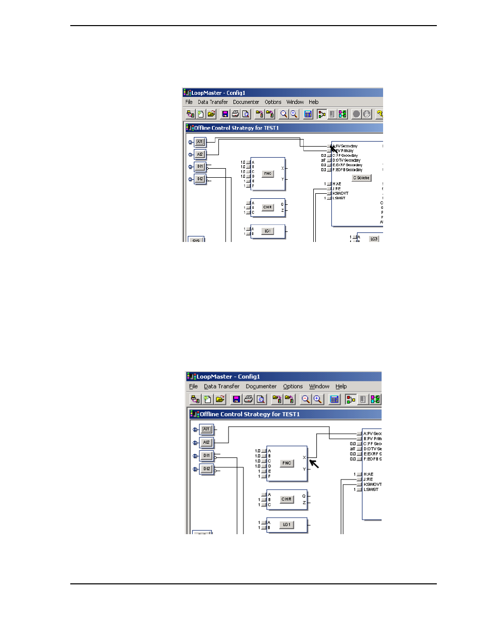 Figure 3-8. selecting the c scheme a input button | Micromod Micro-DCI: 53HC2600 LoopMaster SL6000 CONFIGURATION TOOLKIT User Manual | Page 33 / 94