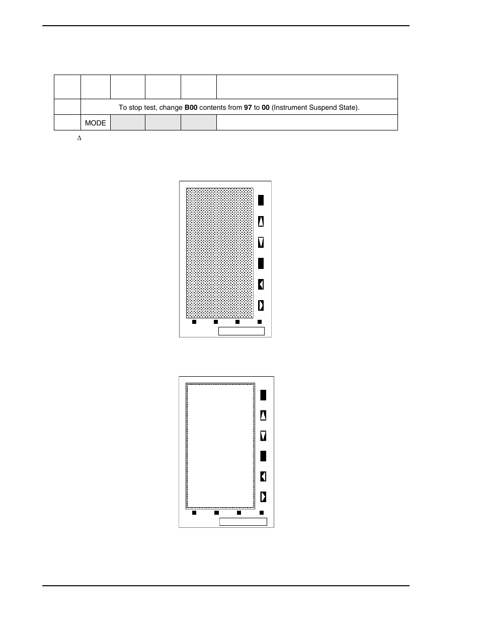 Figure 3-11. checkerboard pattern, Figure 3-12. perimeter dots lit, Remains lit | Figure 3-11, Figure 3-12 | Micromod Micro-DCI: 53SL5100A Single Loop Controller User Manual | Page 38 / 152