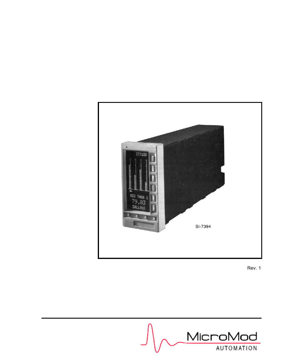 Micromod Micro-DCI: 53IT5100A Indicator/Totalizer User Manual | 80 pages
