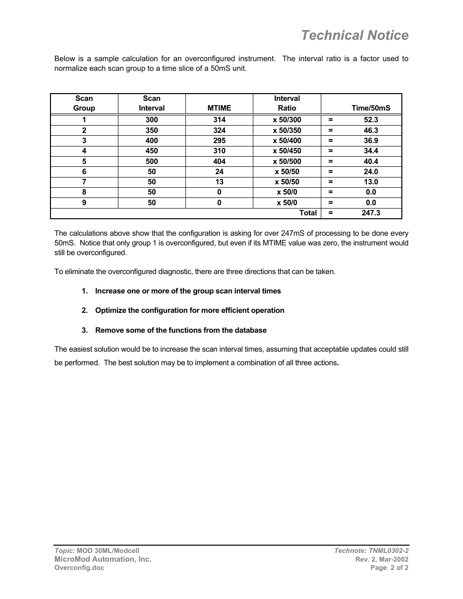 Technical notice | Micromod MOD: 30ML and Modcell Maintenance for 2001N, 2002N, and 1800R User Manual | Page 146 / 152