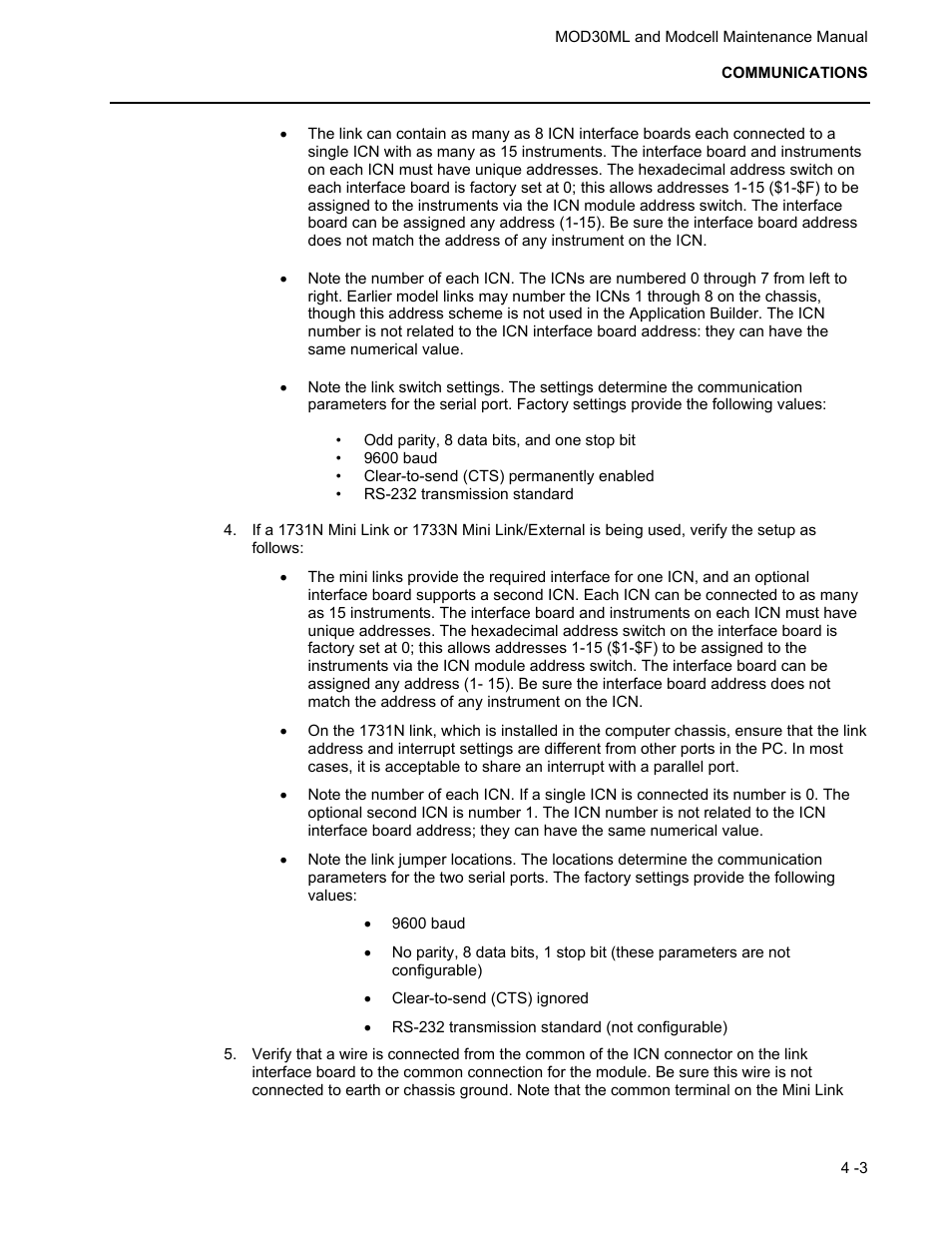 Micromod MOD: 30ML and Modcell Maintenance for 2001N, 2002N, and 1800R User Manual | Page 52 / 152