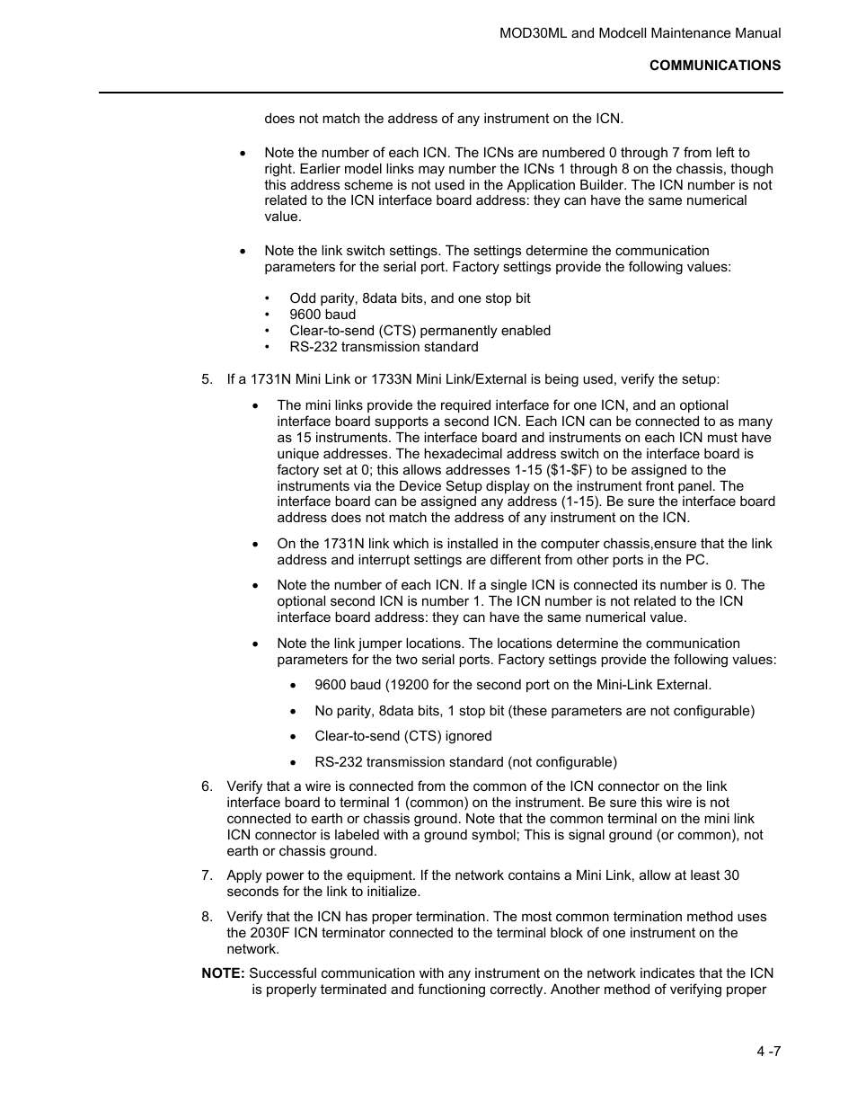 Micromod MOD: 30ML and Modcell Maintenance for 2001N, 2002N, and 1800R User Manual | Page 56 / 152
