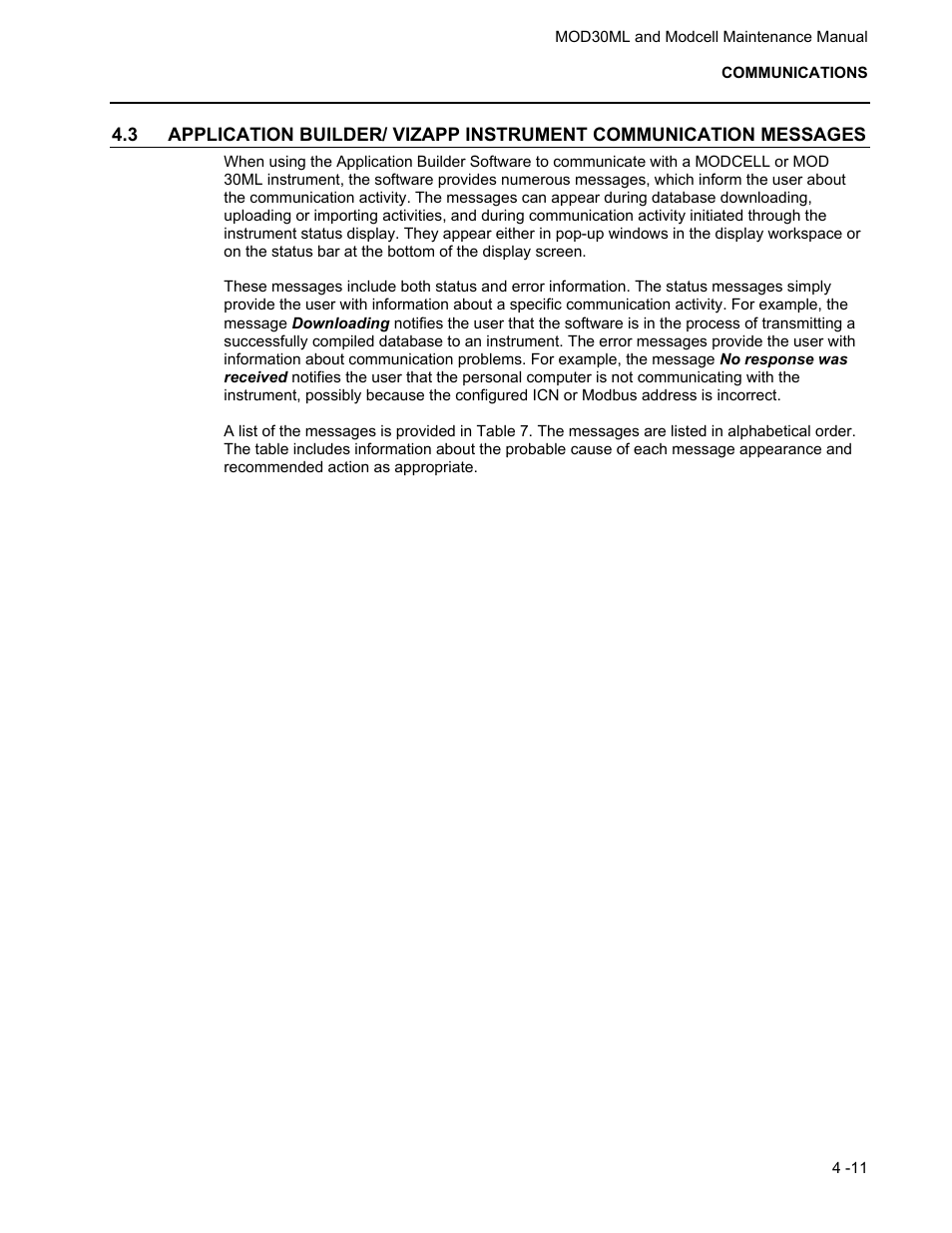 Micromod MOD: 30ML and Modcell Maintenance for 2001N, 2002N, and 1800R User Manual | Page 60 / 152