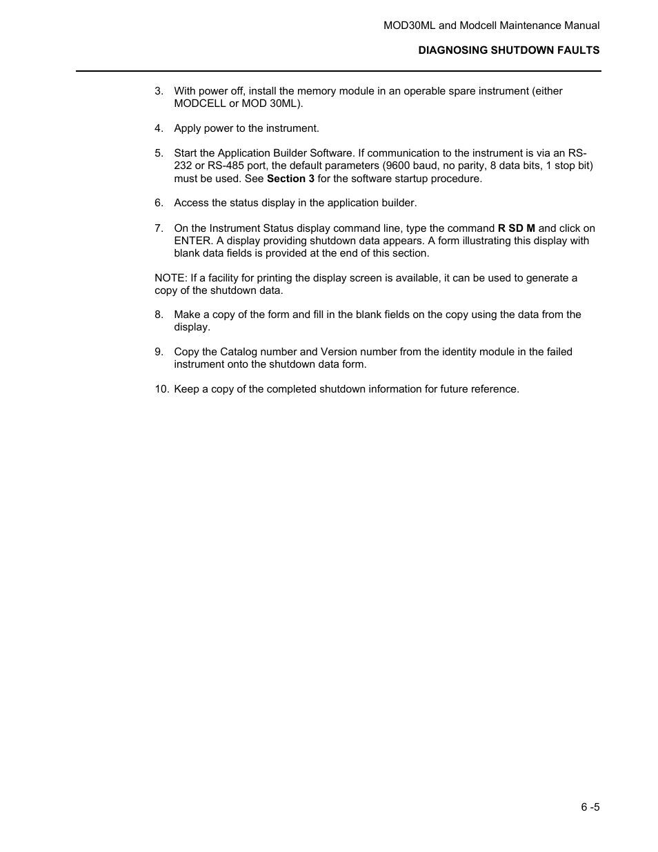 Micromod MOD: 30ML and Modcell Maintenance for 2001N, 2002N, and 1800R User Manual | Page 84 / 152