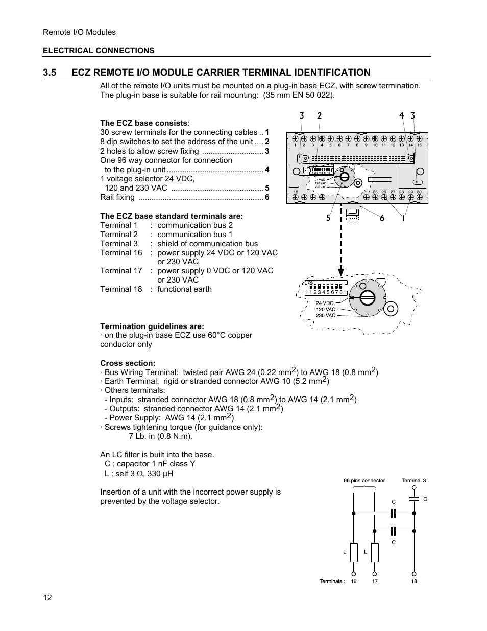 Micromod MOD: Remote I/O Modules for use with 2020N Remote I/O Interface Module User Manual | Page 16 / 42