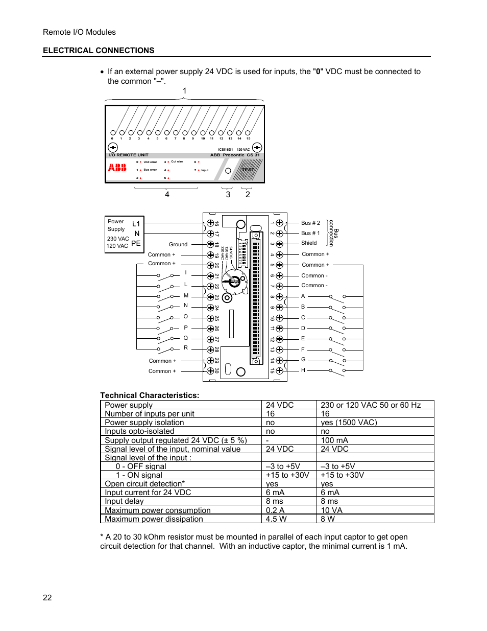 Micromod MOD: Remote I/O Modules for use with 2020N Remote I/O Interface Module User Manual | Page 26 / 42