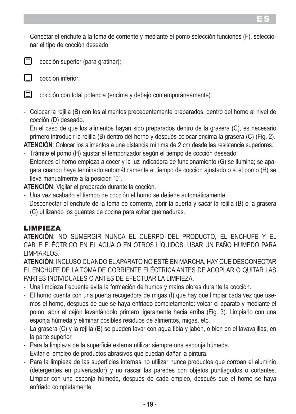 ARIETE Bon Cusine Petit User Manual | Page 21 / 44