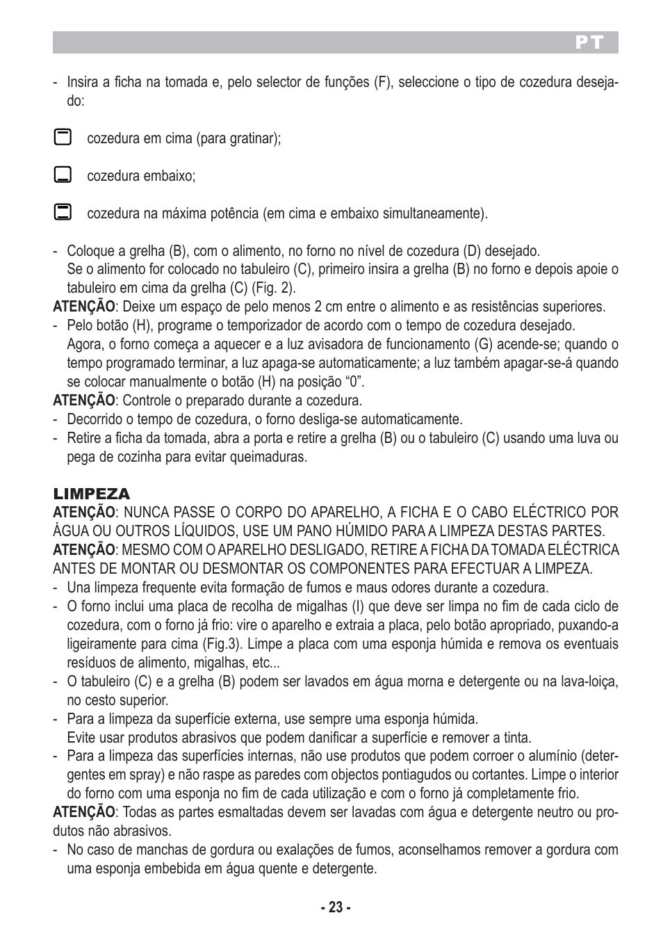 ARIETE Bon Cusine Petit User Manual | Page 25 / 44