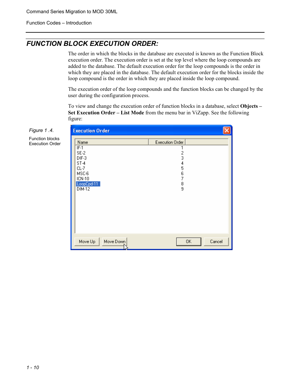 Function block execution order | Micromod RetroPAK: SLC Configuration Manual User Manual | Page 18 / 394