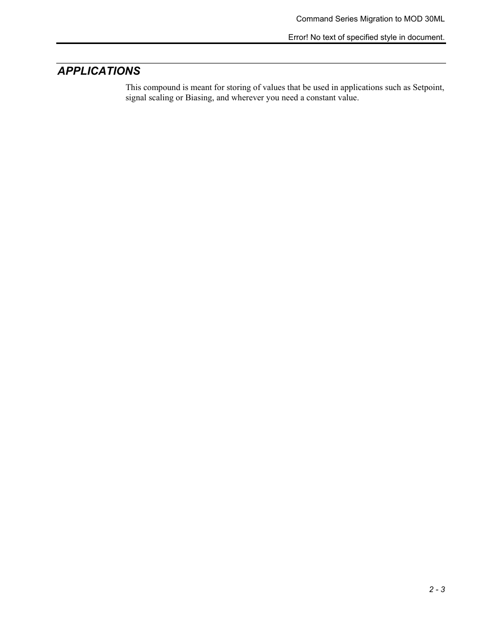 Applications | Micromod RetroPAK: SLC Configuration Manual User Manual | Page 213 / 394
