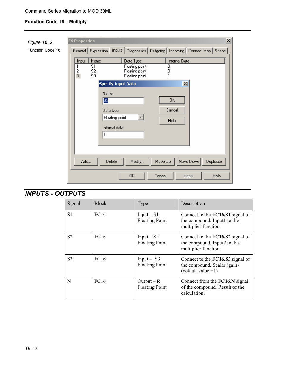 Inputs - outputs | Micromod RetroPAK: SLC Configuration Manual User Manual | Page 250 / 394