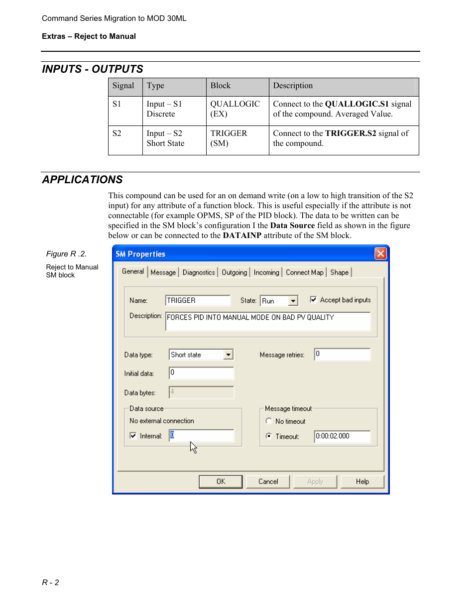 Inputs - outputs, Applications | Micromod RetroPAK: SLC Configuration Manual User Manual | Page 392 / 394