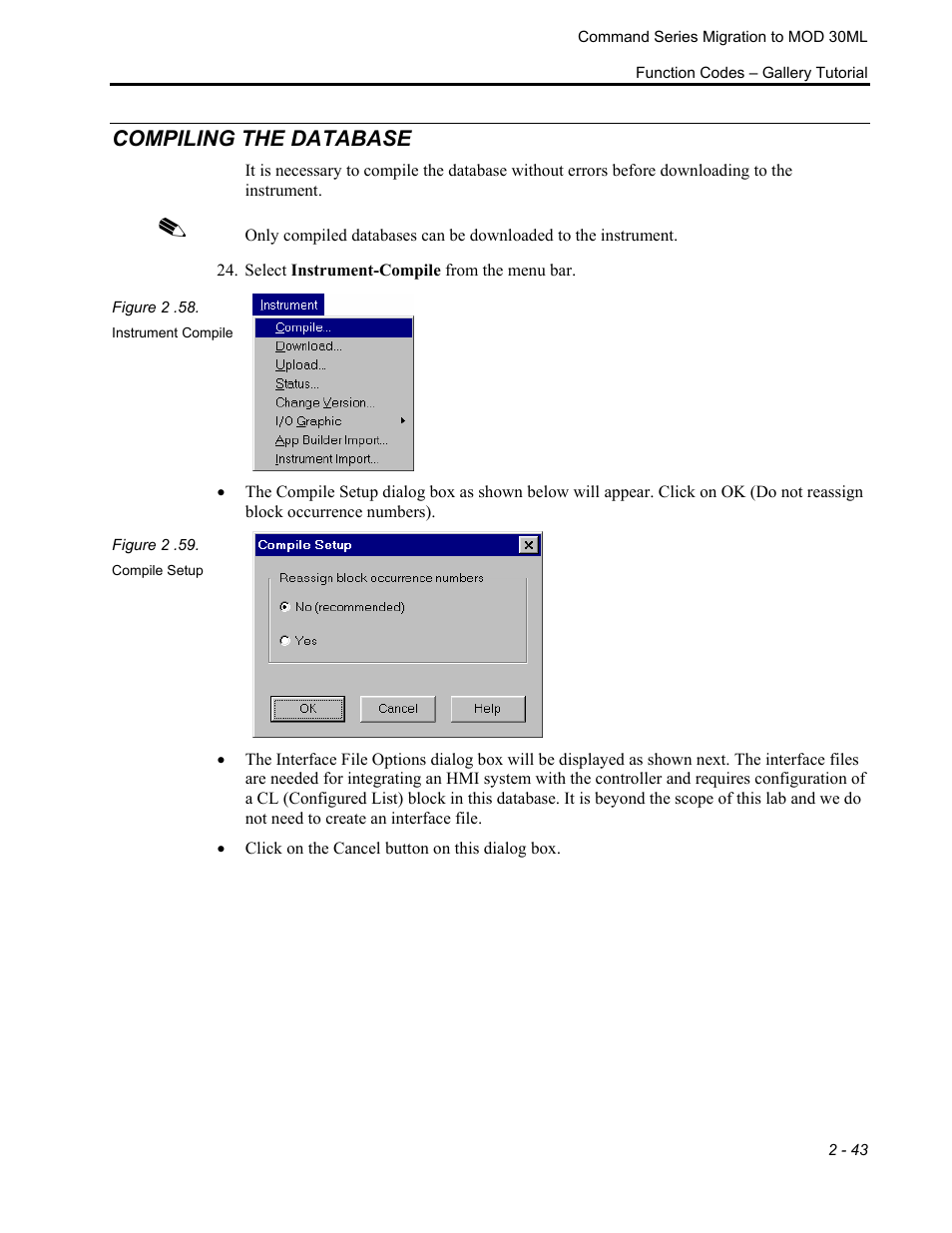 Compiling the database | Micromod RetroPAK: SLC Configuration Manual User Manual | Page 81 / 394