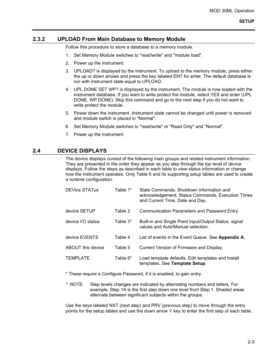 Micromod MOD: 30ML Operation and Template Setup User Manual | Page 13 / 84