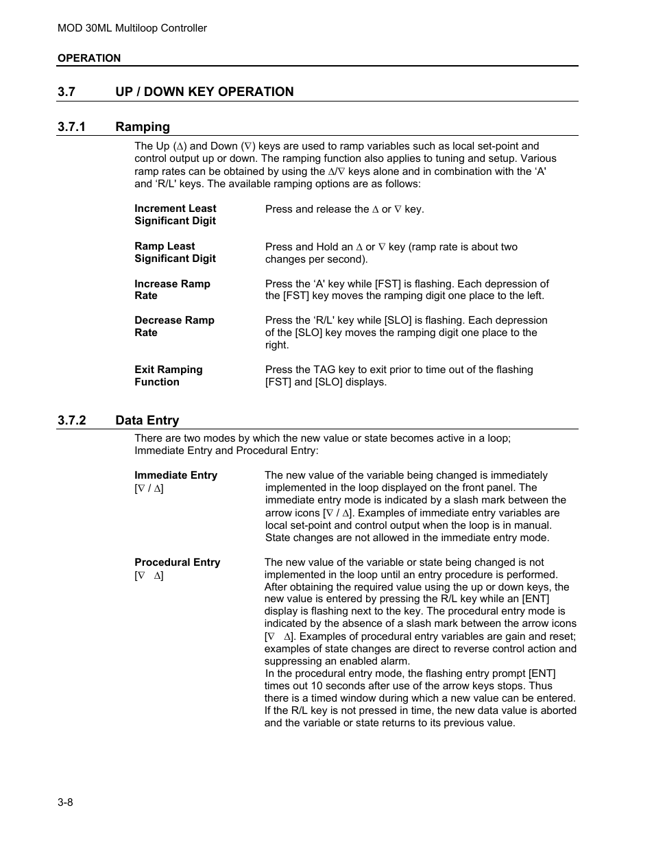 Micromod MOD: 30ML Operation and Template Setup User Manual | Page 40 / 84
