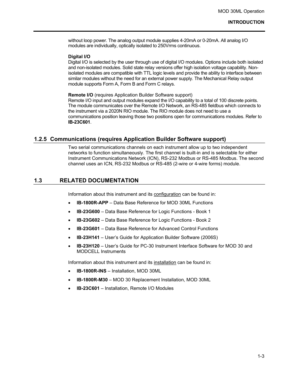 Micromod MOD: 30ML Operation and Template Setup User Manual | Page 9 / 84