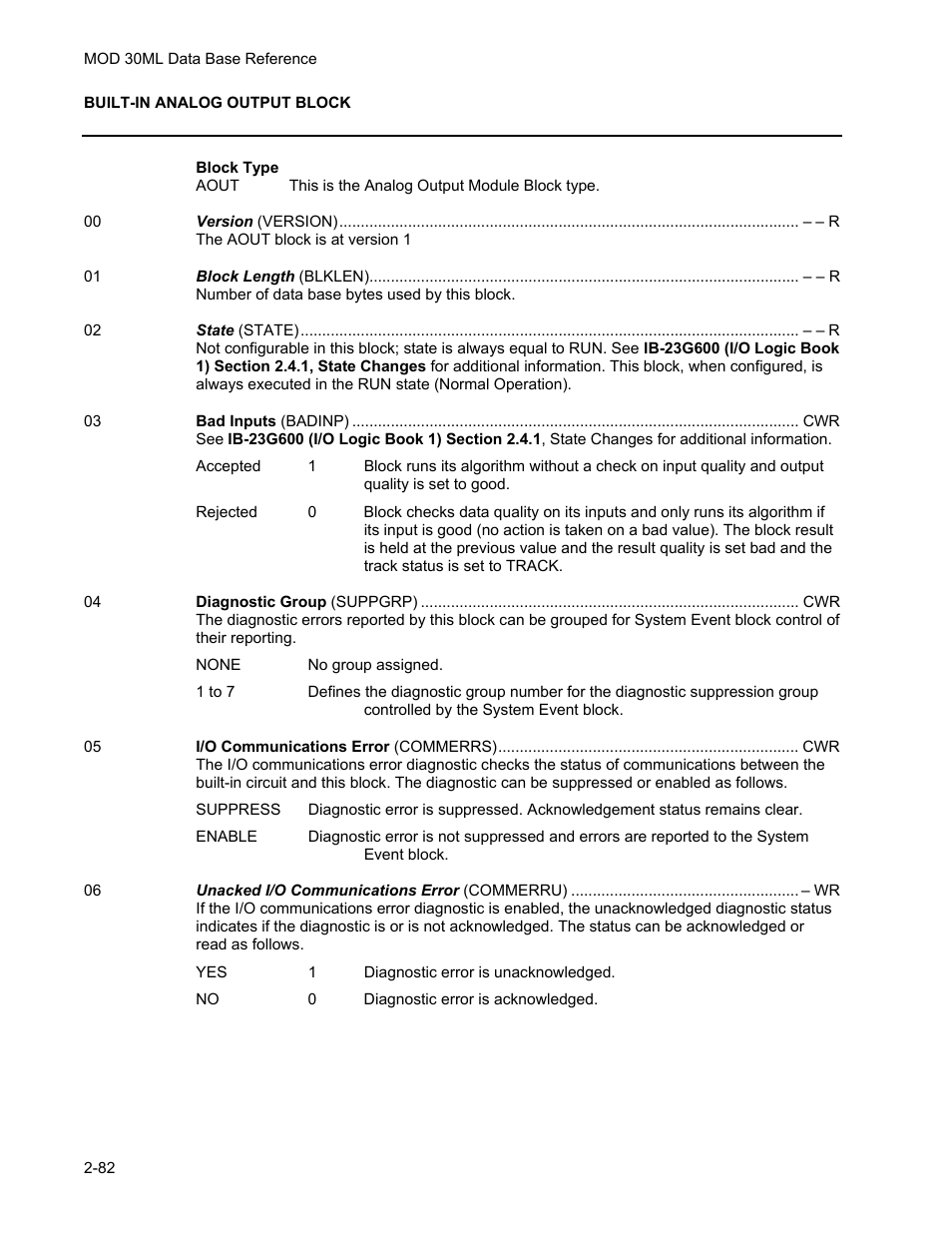 Micromod MOD: 30ML Functions Data Base Reference User Manual | Page 90 / 152