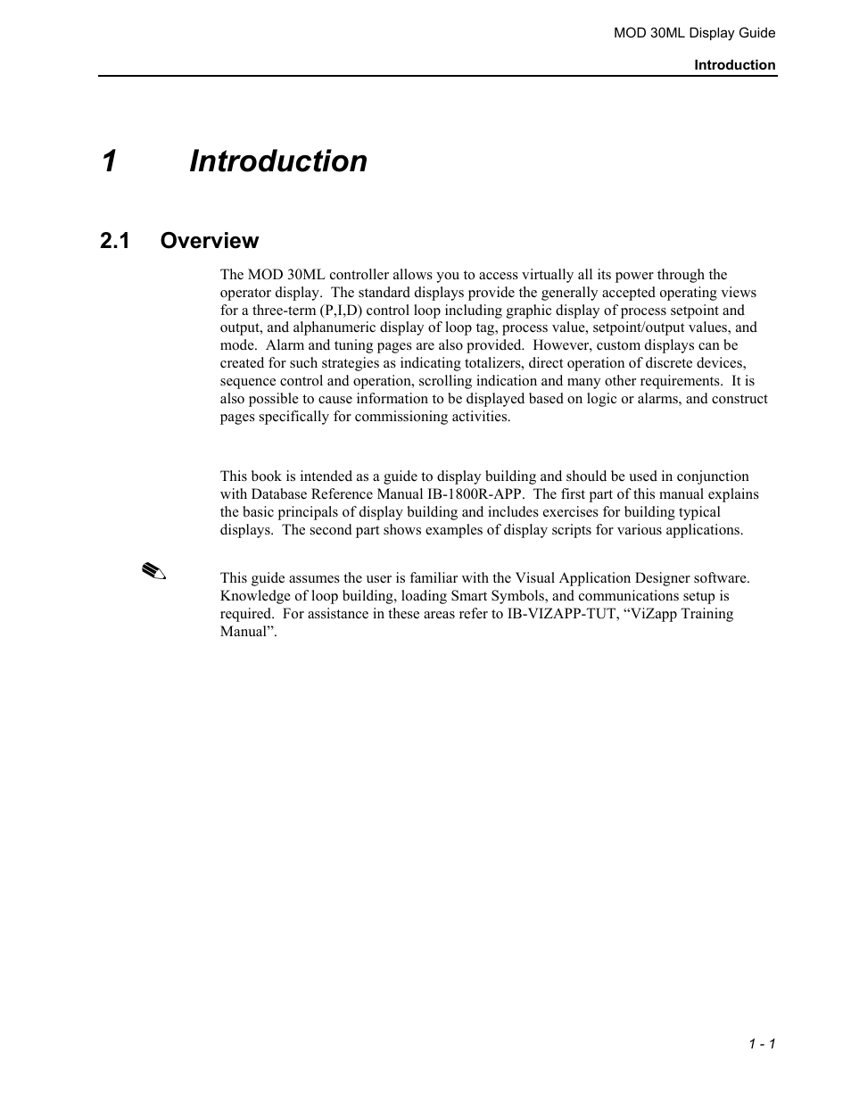 Overview, 1introduction, 1 overview | Micromod MOD: 30ML Display Script Guide User Manual | Page 5 / 98