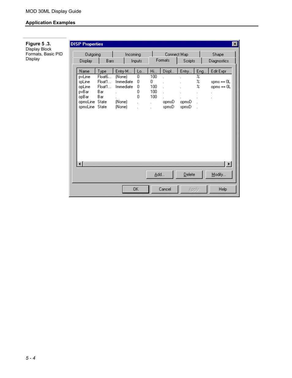 Micromod MOD: 30ML Display Script Guide User Manual | Page 58 / 98