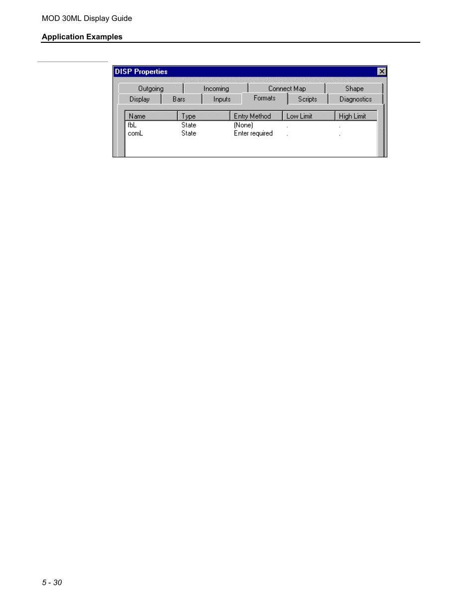 Micromod MOD: 30ML Display Script Guide User Manual | Page 84 / 98