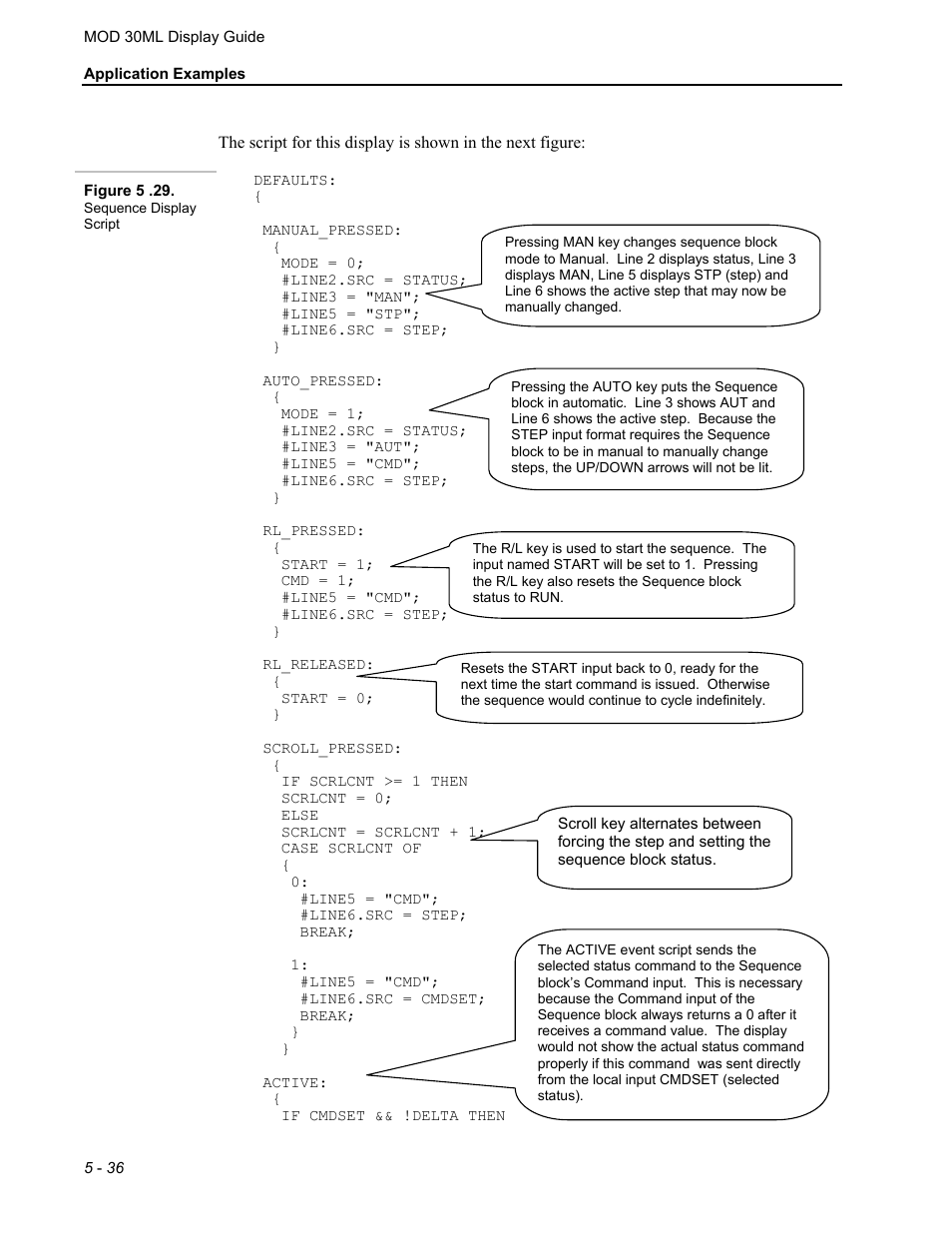 Micromod MOD: 30ML Display Script Guide User Manual | Page 90 / 98
